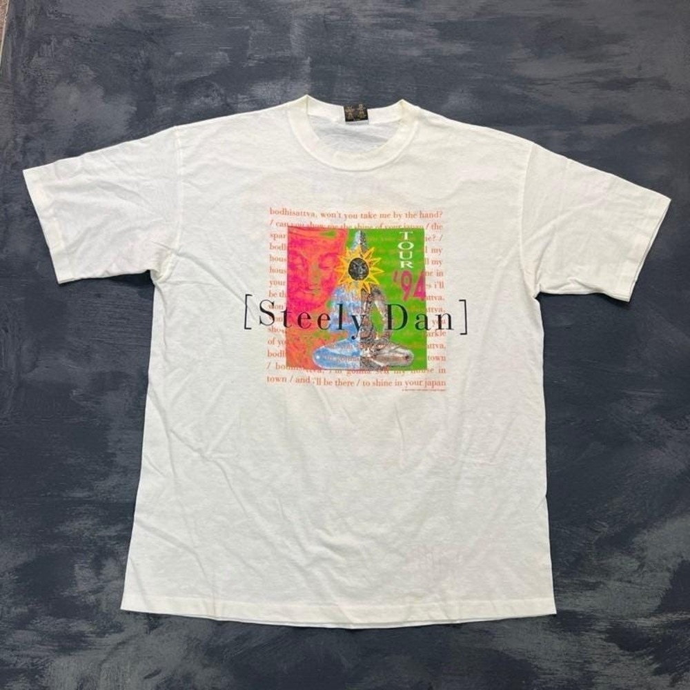 Vintage Steely Dan Shirt Mens XL White 1994 Tour